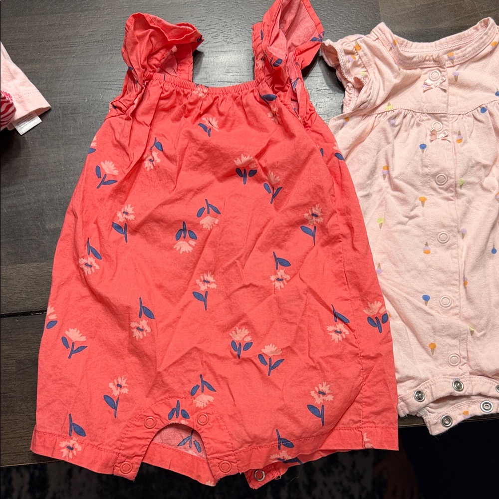 ALL CARTERS- Colorful Baby Rompers Set - Picture 12 of 15